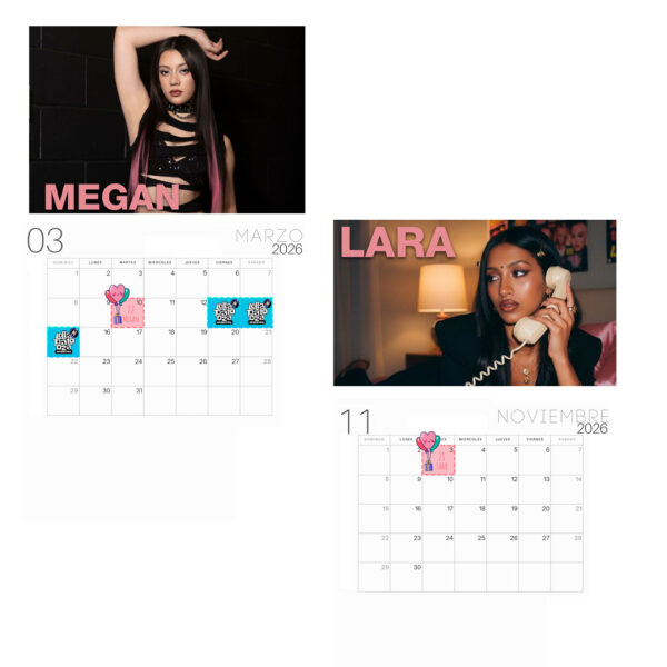 Calendario 2026 Katseye